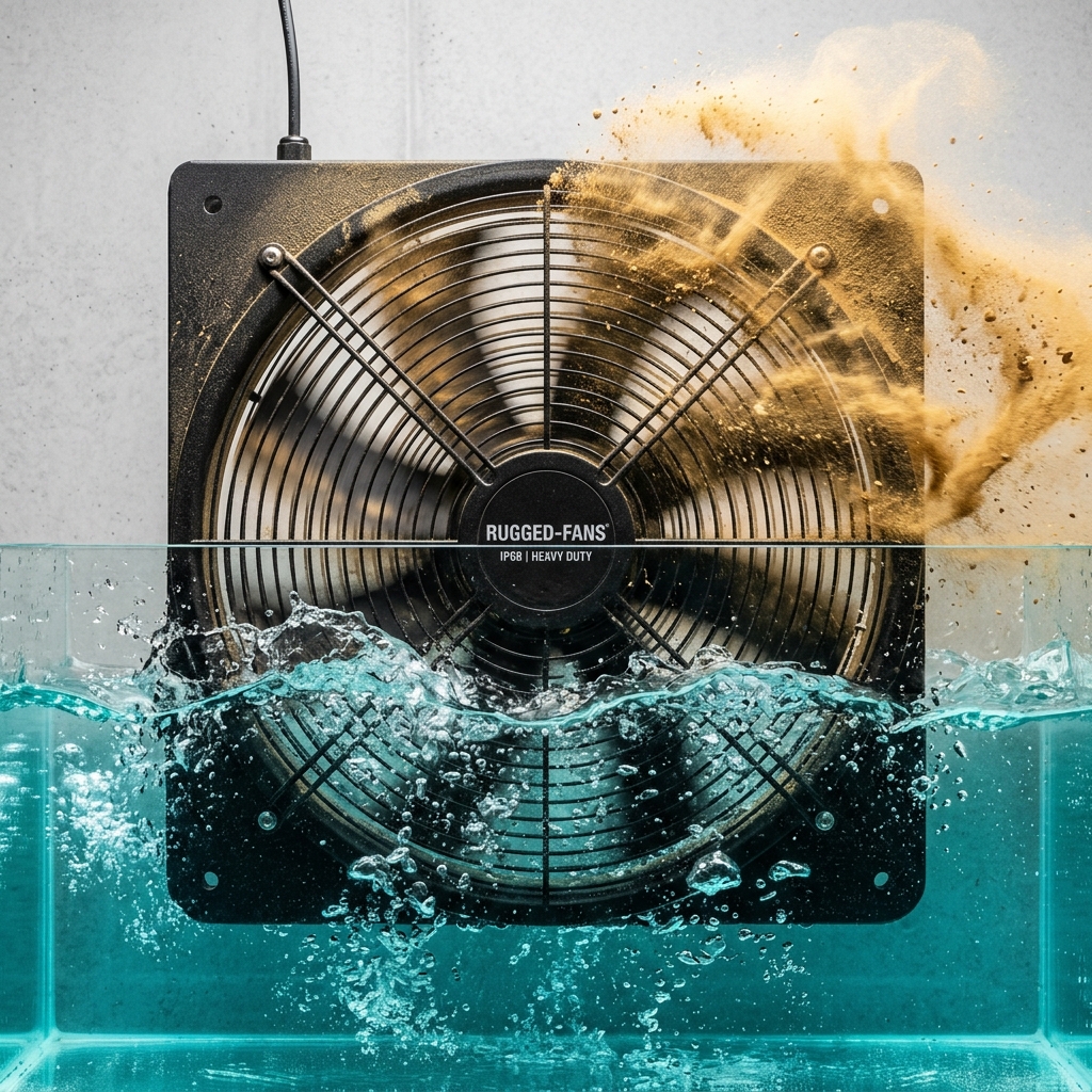 IP68 Waterproof and Dustproof Cooling Fan
